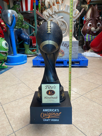 Tito's Vodka Football Trophy Over Sized Statue - LM Treasures 