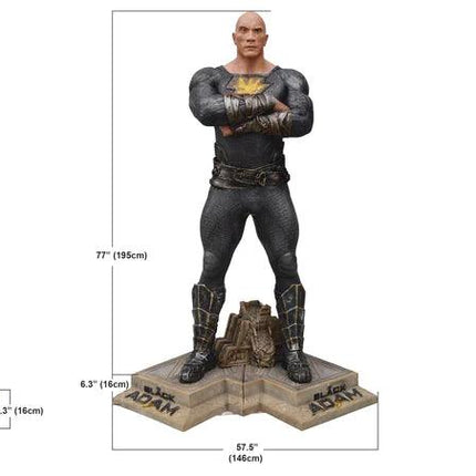 Black Adam Dwayne Johnson DC Comics Life Size Statue - LM Treasures 