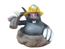 Mole Miner Life Size Statue - LM Treasures 