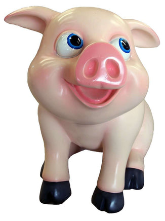 Comic Baby Pig Life Size Statue - LM Treasures 