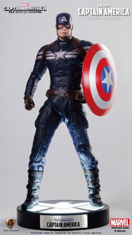 Captain America Life Size Statue - LM Treasures 