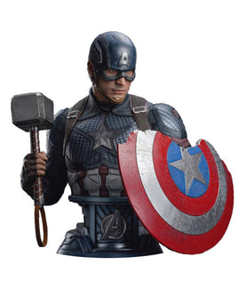 Marvel Captain America Life Size Bust Statue - LM Treasures 