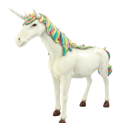 Rainbow Unicorn Life Size Statue - LM Treasures 