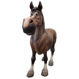 Comic Horse Life Size Statue - LM Treasures 