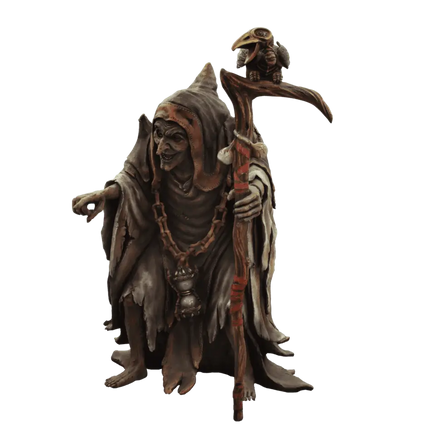 Witch and Crow Life Size Statue - LM Treasures 