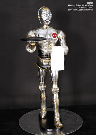 Android Robot Droid Butler Life Size Statue - LM Treasures 