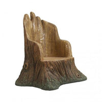 Tree Trunk Throne Life Size Statue - LM Treasures 