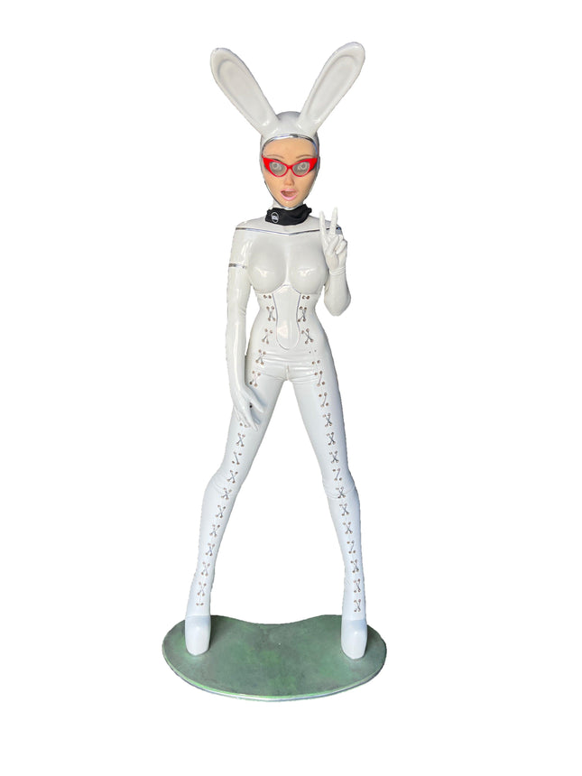 Colin Christian 3rd Base Bunny Signed Sculpture - LM Treasures 