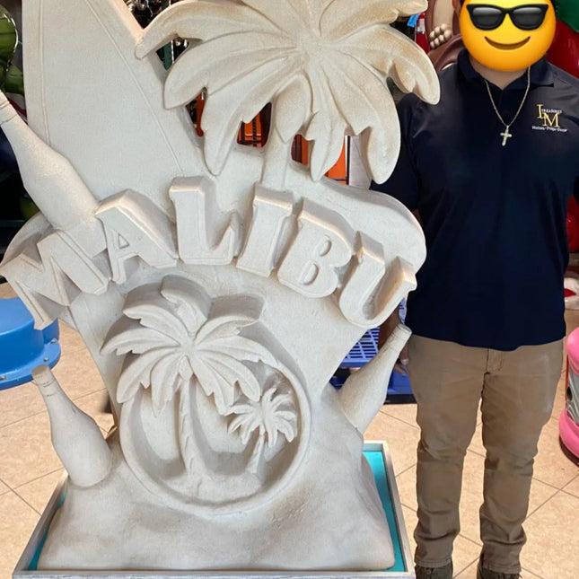 Malibu Rum Sandcastle Over Sized Statue LM Treasures - P