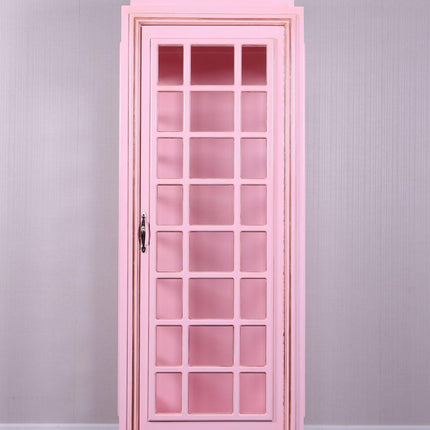 Light Pink British Phone Booth Life Size Statue - LM Treasures 