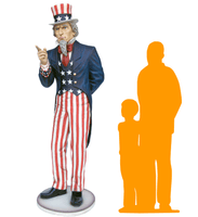 Uncle Sam Life Size Statue - LM Treasures 