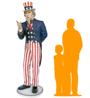 Uncle Sam Life Size Statue - LM Treasures Life Size Statues & Prop Rental