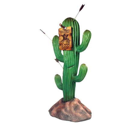 Western Wanted Cactus Life Size Statue - LM Treasures 