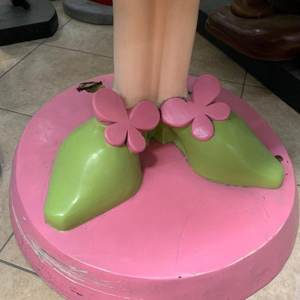 Cartoon Flower Girl Life Size Statue - LM Treasures 