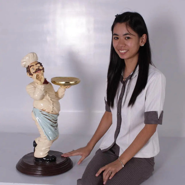 Chef Butler Small Statue LM Treasures - H