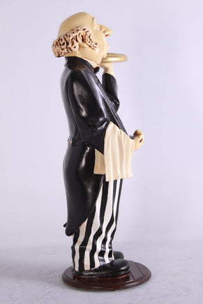 Connoisseur Butler Wine Holder Small Statue - LM Treasures 