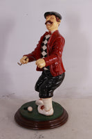 Golfer Frustrated Small Statue - LM Treasures 