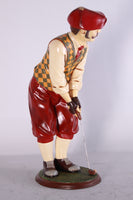 Golfer Aiming Small Statue - LM Treasures 