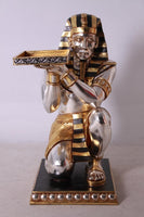 Egyptian Kneeling King Tut Table Life Size Statue - LM Treasures 