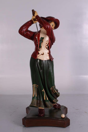 Golfer Lady Small Statue - LM Treasures 