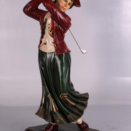 Golfer Lady Small Statue - LM Treasures 