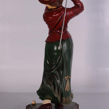Golfer Lady Small Statue - LM Treasures 