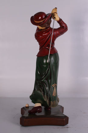 Golfer Lady Small Statue - LM Treasures 