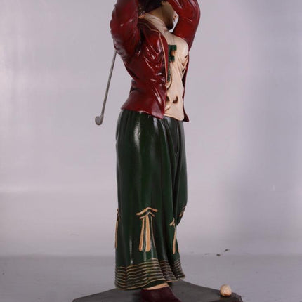 Golfer Lady Small Statue - LM Treasures 