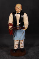 Butler Old Man Prop Restaurant Decor Resin Statue - LM Treasures 