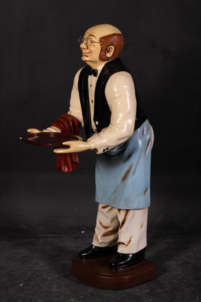 Butler Old Man Prop Restaurant Decor Resin Statue - LM Treasures 
