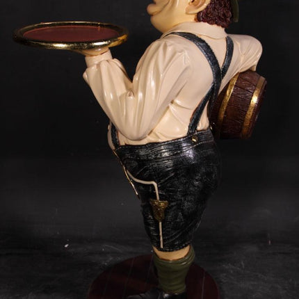 Butler Tiroler German Prop Restaurant Decor Resin Statue - LM Treasures 