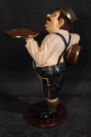 Butler Tiroler German Prop Restaurant Decor Resin Statue - LM Treasures 