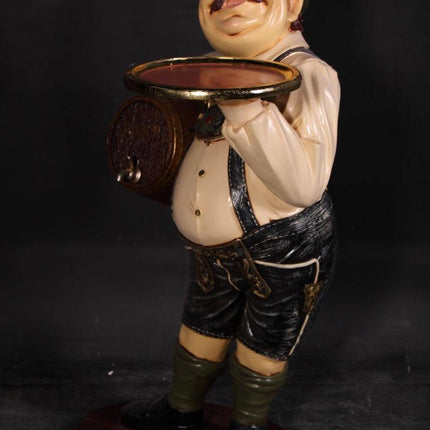 Butler Tiroler German Prop Restaurant Decor Resin Statue - LM Treasures 