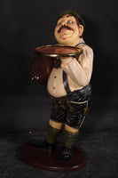 Butler Tiroler German Prop Restaurant Decor Resin Statue - LM Treasures 