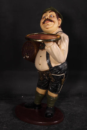 Butler Tiroler German Prop Restaurant Decor Resin Statue - LM Treasures 