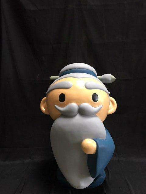 Old Man Avatar Japanese Character Store Display "Eyes Open" - Pre-Owned - LM Treasures 
