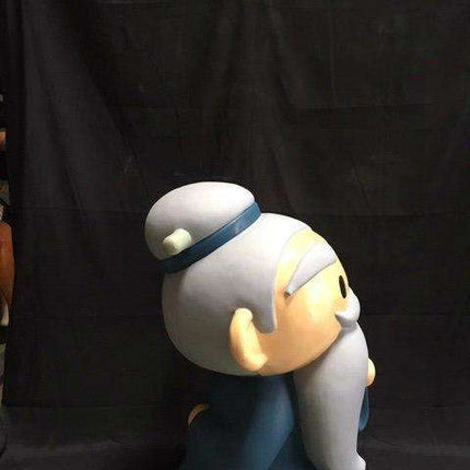 Old Man Avatar Japanese Character Store Display "Eyes Open" - Pre-Owned - LM Treasures 