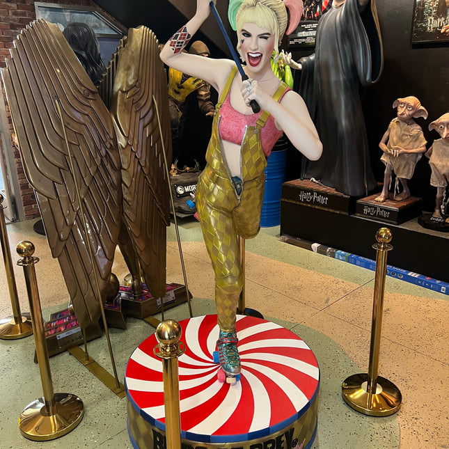 Birds of Prey Harley Quinn Life Size Statue - LM Treasures 