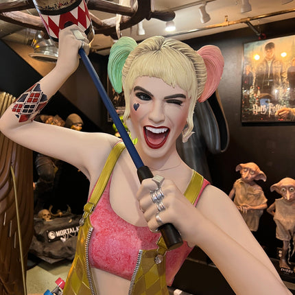 Birds of Prey Harley Quinn Life Size Statue - LM Treasures 