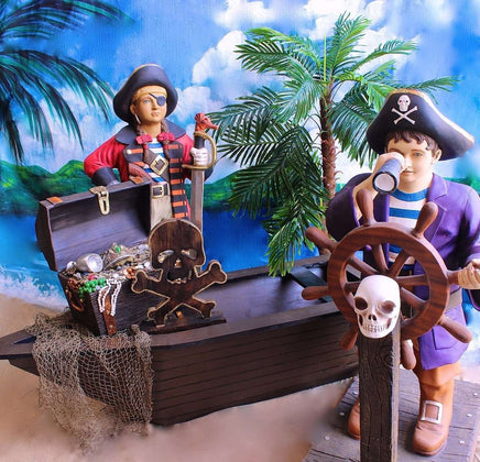 Pirate Girl Life Size Statue - LM Treasures 