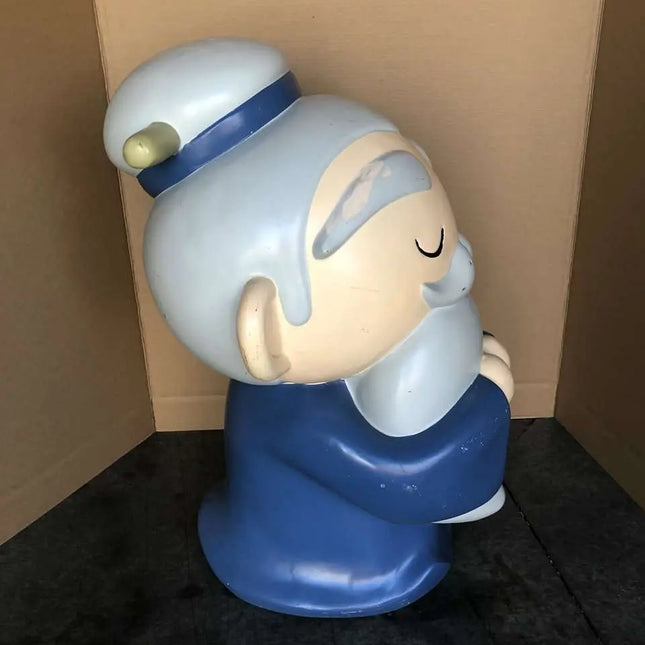 Old Man Avatar Japanese Character Store Display "Eyes Closed" - Pre-Owned LM Treasures - P
