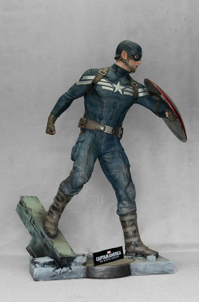 Captain America Life Size Statue From The Winter Soldier - LM Treasures 