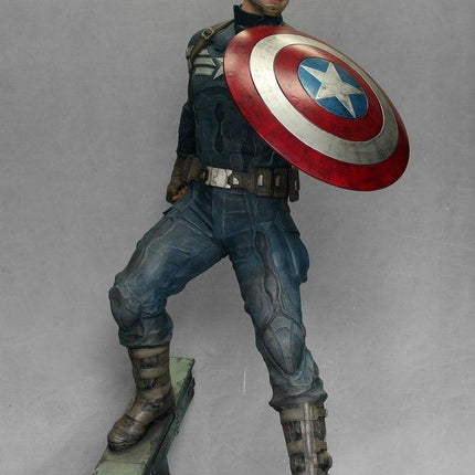 Captain America Life Size Statue From The Winter Soldier - LM Treasures 