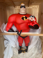 Disney Mr. Incredible and Jack Jack Life Size Statue - LM Treasures 