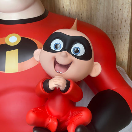 Disney Mr. Incredible and Jack Jack Life Size Statue - LM Treasures 