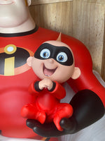 Disney Mr. Incredible and Jack Jack Life Size Statue - LM Treasures 