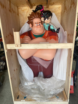 Disney Wreck It Ralph & Vanellope Life Size Statue - LM Treasures Life Size Statues & Prop Rental