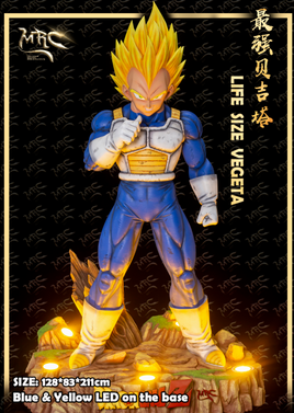MRC Vegeta Life Size Statue 1:1 - LM Treasures Life Size Statues & Prop Rental