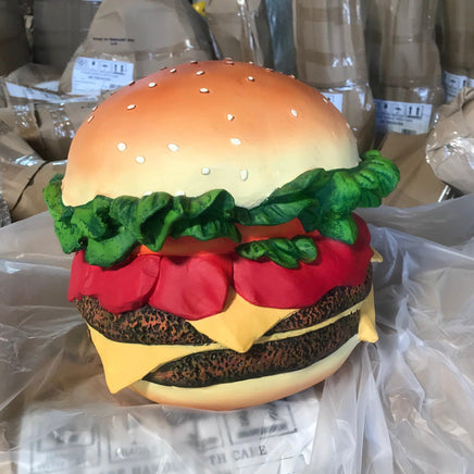 Double Cheeseburger Over Sized Statue - LM Treasures 