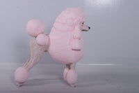 Pink French Poodle Life Size Statue - LM Treasures Life Size Statues & Prop Rental